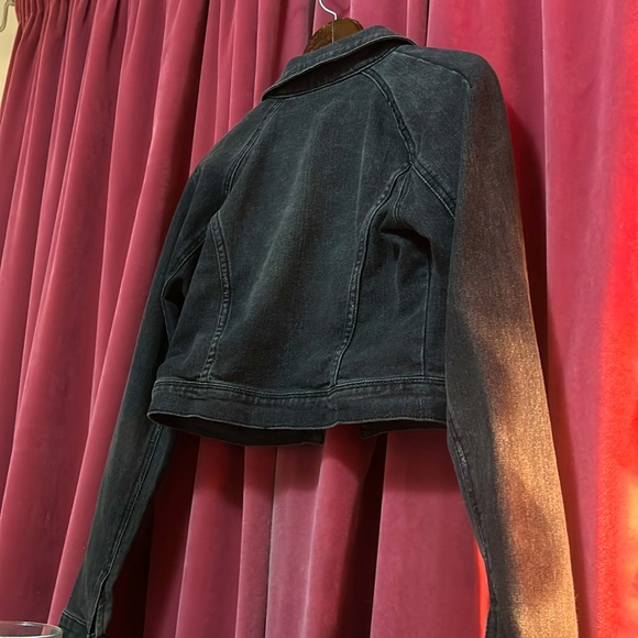Bluenotes Black Cropped Jean Jacket - Picture 3 of 3
